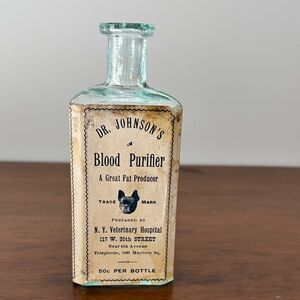 Vintage Dr. Johnson's Blood Purifier Bottle